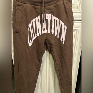 CHINATOWN MARKET Graphics Print Lounge Bottoms S